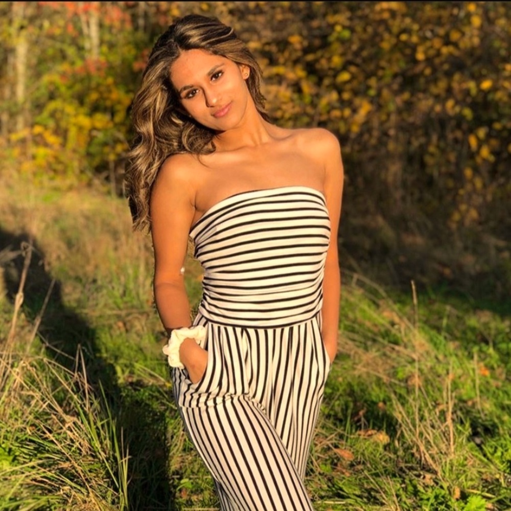 Stripped jumpsuit
